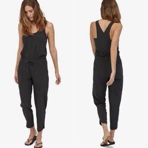 Patagonia Fleetwith Romper Jumpsuit in Black Size Small